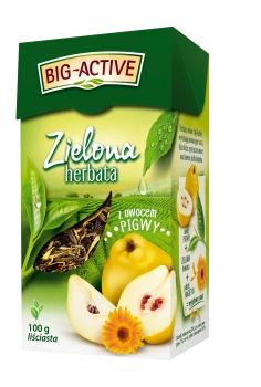 H.BIG LIŚĆ ZIELONA 100g Z PIGWĄ [12]