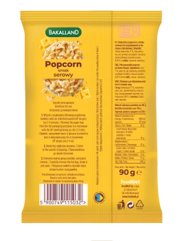 BAKALLAND POPCORN 90g SEROWY   [24]