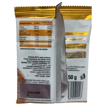 FRANK&amp;OLI KETO CIASTKO PEANUT BUTTER 50g [24]