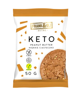 FRANK&amp;OLI KETO CIASTKO PEANUT BUTTER 50g [24]