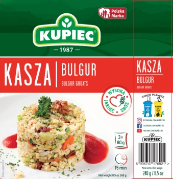 Kupiec KASZA BULGUR 3x80g [12]