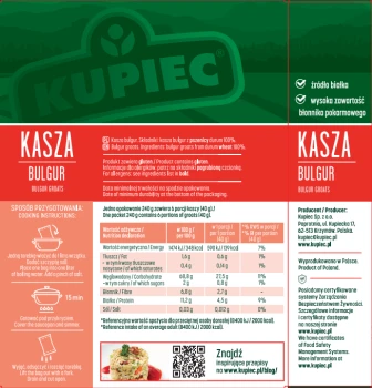 Kupiec KASZA BULGUR 3x80g [12]