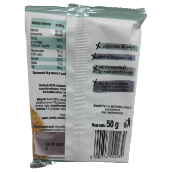 FRANK&amp;OLI KETO CIASTKO KOKOS &amp; ORZECH 50g [24]