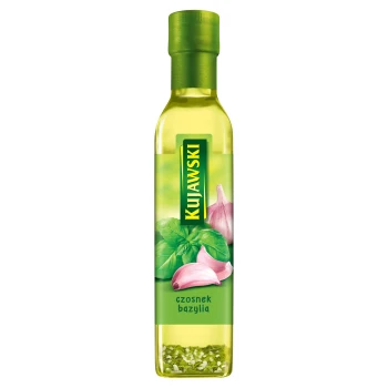 ZTK.Olej KUJAWSKI 250ml CZOSNEK/BAZYLIA [12]