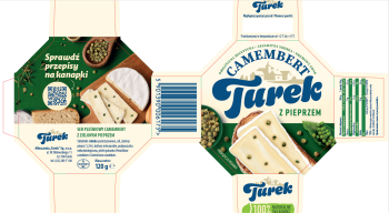 Turek CAMEMBERT 120g Z PIEPRZEM   n