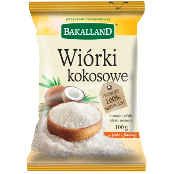 BAKALLAND WIÓRKI KOKOSOWE 100g   [12]