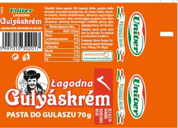 UNIVER PASTA  GULASZ ŁAGOD. 70g. [24] ..