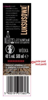 Alk.LUKSUSOWA 500ml 40% WYB (15)