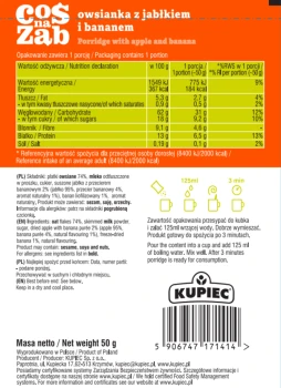 Kupiec OWSIANKA 50g JAB/BANAN    [14]