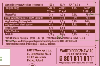 WEDEL CZEK.100g LUKSUSOWA Z ORZECH.LASK. [12]