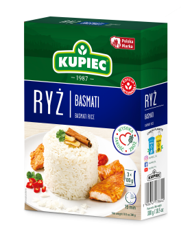 Kupiec RYŻ BASMATI  3*100g.