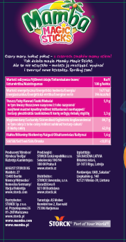 Storck.MAMBA MAGIC STICKS 140g [24]
