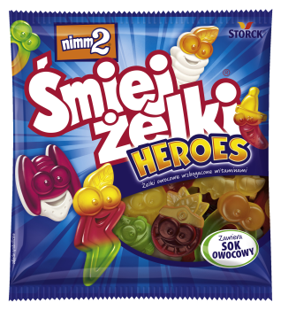 Storck.Nimm2 Śmiejżelki 90g  Heroes [24]