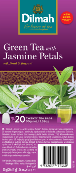 Dilmah Exceptional Jasmine Green Tea 20 saszetek 40 g