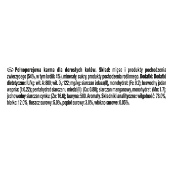 Gourmet Gold Pasztet z królika 85 g