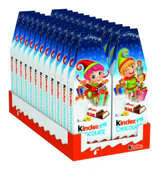 Kinder Chocolate Batonik z mlecznej czekolady z nadzieniem mlecznym 200 g (16 x 12,5 g)
