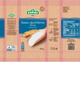 Kupiec Kasza jęczmienna pęczak 400 g