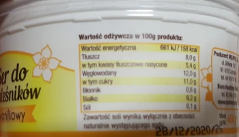 Milkpol Czarnocin ser do naleśników waniliowy 450 g