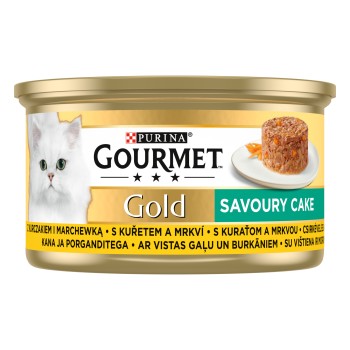 Gourmet Gold Savoury Cake z Kurczakiem i marchewką 85 g