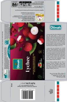 Dilmah Lychee Cejlońska czarna herbata z aromatem owocu liczi 30 g (20 torebek)