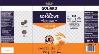 Goliard makaron nitka rosołowa 250 g
