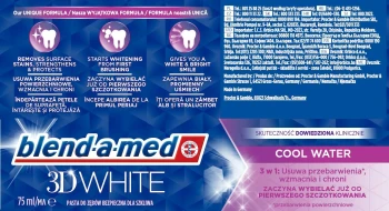 CH.BLENDAMED 75ml 3D WHITE COOL WATER  [6]