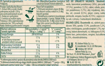 Knorr Sos 400g SPAGHETTI MILANESE [10]
