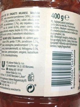 Knorr Sos 400g SPAGHETTI MILANESE [10]