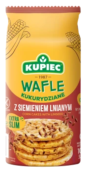 Kupiec WAFLE KUKURYDZIANE 105g Z SIEM.LNIANYM  [16]