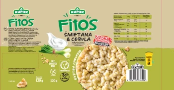 Kupiec WAFLE KUKURYDZIANE 120g ŚMIETANA-CEBULA  [12]