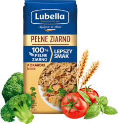 Lubella MAKARON 400g PEŁNE ZIARNO  KOKARDKA [12]