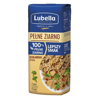 Lubella MAKARON 400g PEŁNE ZIARNO  KOKARDKA [12]