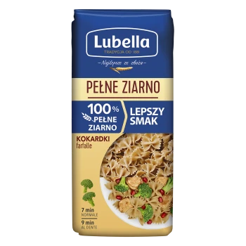 Lubella MAKARON 400g PEŁNE ZIARNO  KOKARDKA [12]