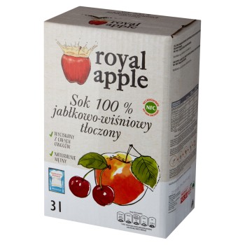 Royal Activ SOK 3L JABŁKO-WIŚNIA