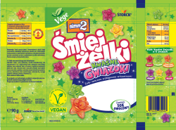 Storck.Nimm2 Śmiejżelki 90g Kwaśne Gwiazdki  [24]