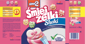 Storck.Nimm2 Śmiejżelki 90g Shaki  [24]