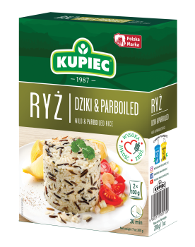 Kupiec Ryż dziki i parboiled 200 g (2 torebki)
