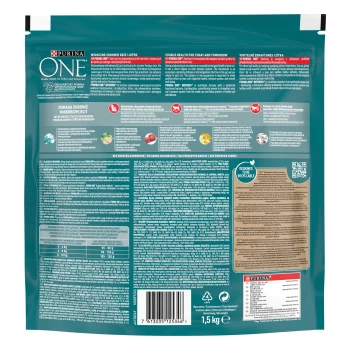 Purina One Sterilcat Pełnoporcjowa karma dla dorosłych kotów bogata w wołowinę i pszenicę 1,5 kg