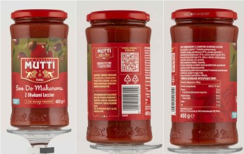 Mutti Sos pomidorowy z czarnymi i zielonymi oliwkami 400 g
