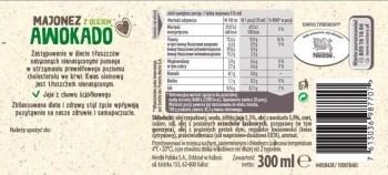 Winiary Majonez z olejem awokado 300 ml