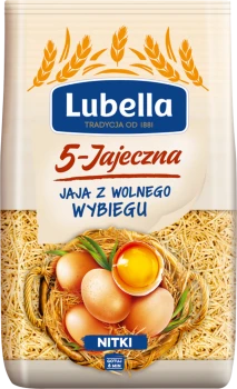 Lubella MAKARON 400g 5-jajeczna NITKA [12]