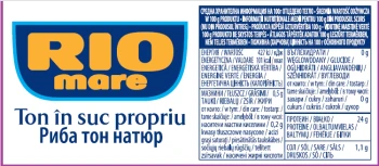 Rio Mare Tuńczyk w sosie własnym 160 g