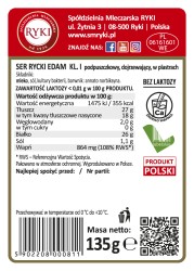 RYKI SER 135g/150g RYCKI EDAM plastry [10]