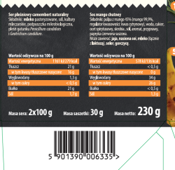 Turek CAMEMBERT NA GRILL 2x100g MANGO CHUTNEY   n