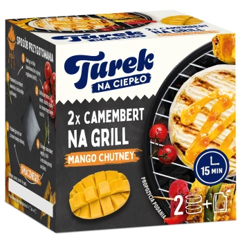Turek CAMEMBERT NA GRILL 2x100g MANGO CHUTNEY   n