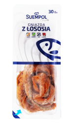 SUEMPOL ŁOSOŚ WĘDZONY NA GORĄCO 250g gniazdo