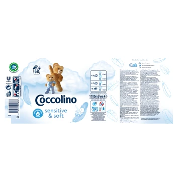 Płyn do płukania 68p  sensitive&soft 1.7l