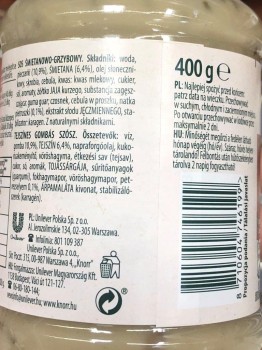 Knorr Sos 400g ŚMIETANOWO-GRZYBOWY [10]