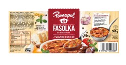 Pamapol FASOLA PO BRET Z KIEŁBASĄ 500g   [8]