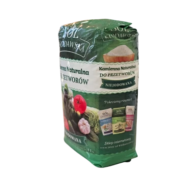 Sól KAMIENNA NIEJODOWANA 1,1KG  (10kg) [840]